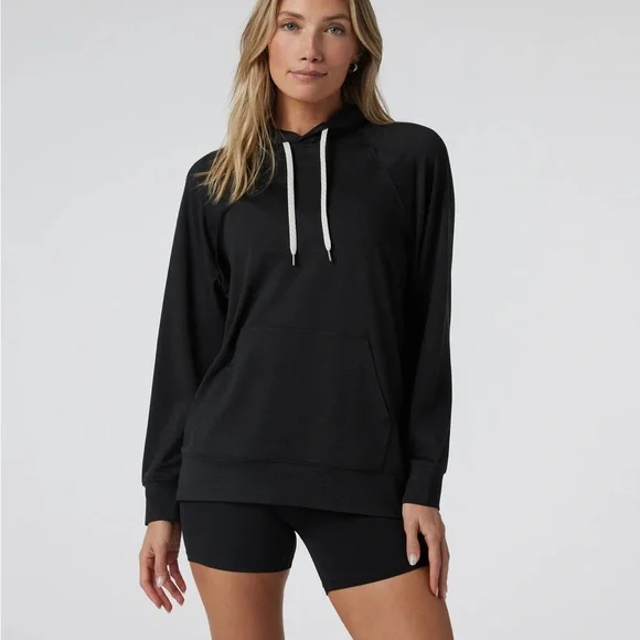 Vuori Oversized Halo Hoodie Black Heather NWT - Picture 3 of 6